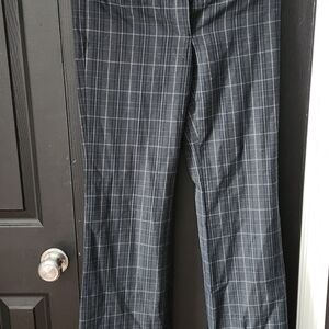 Express Gray Plaid Dress Pants